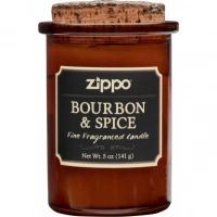 Ароматизированная свеча ZIPPO Bourbon & Spice, воск/хлопок/кора древесины/стекло, 70×100 мм купить в Нижний Тагиле