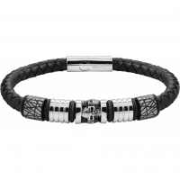 Браслет Zippo Five Charms Leather Bracelet с 5 шармами (22 см) купить в Нижний Тагиле