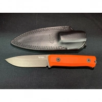 Нож LionSteel Bushcraft-R, сталь Sleipner, рукоять G10, оранжевый купить в Нижний Тагиле