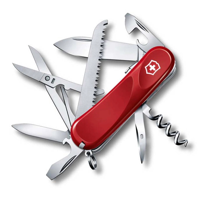 Нож перочинный Victorinox Evolution S17, сталь X50CrMoV15, рукоять нейлон, красный