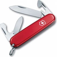 Нож перочинный Victorinox Recruit, сталь X55CrMo14, рукоять Cellidor®, красный купить в Нижний Тагиле