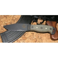 Нож с фиксированным клинком Ontario «NS-4 Black Canvas Micarta Handle» купить в Нижний Тагиле