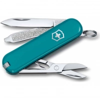 Нож Victorinox Classic SD Colors, Mountain Lake (0.6223.23G) бирюзовый, 7 функций 58мм купить в Нижний Тагиле