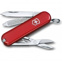 Нож Victorinox Classic SD Colors, Style Icon (0.6223.G) красный, 7 функций 58мм купить в Нижний Тагиле