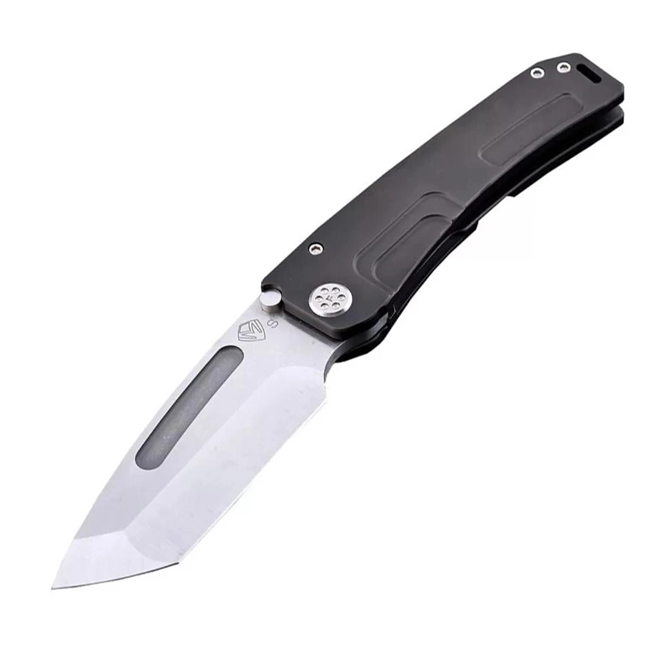 Складной нож Medford Marauder Tanto, сталь S35VN, рукоять титановый сплав PVD, чёрный