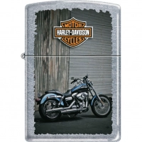 Зажигалка ZIPPO Harley-Davidson® Байк, с покрытием Street Chrome™, латунь/сталь, серебристая, 36x12x56 мм купить в Нижний Тагиле