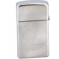 Зажигалка ZIPPO Slim® с покрытием Satin Chrome™, латунь/сталь, серебристая, матовая, 30х10×55 мм купить в Нижний Тагиле